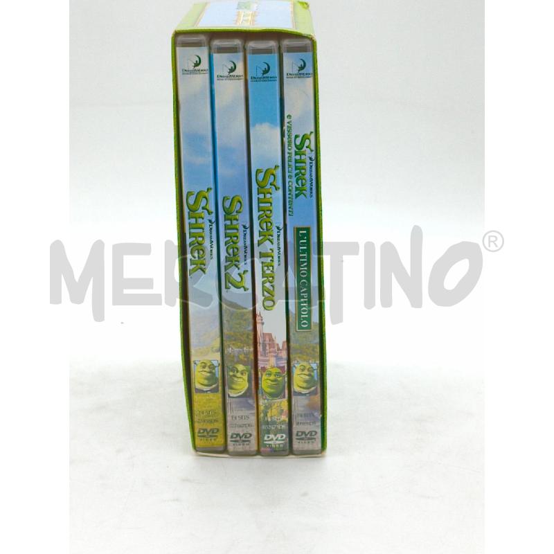 FILM COFANETTO SHREK LA STORIA COMPLETA DREAMWORKS 4 DVD | Mercatino dell'Usato Moncalieri bengasi 2