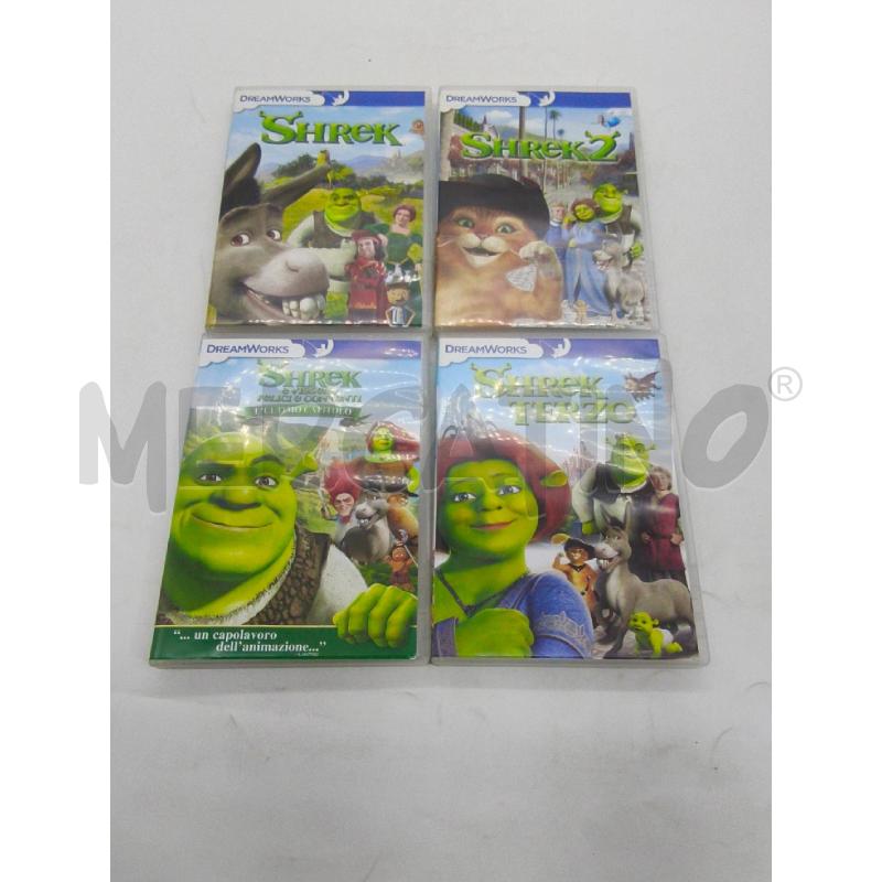 FILM COFANETTO SHREK LA STORIA COMPLETA DREAMWORKS 4 DVD | Mercatino dell'Usato Moncalieri bengasi 4