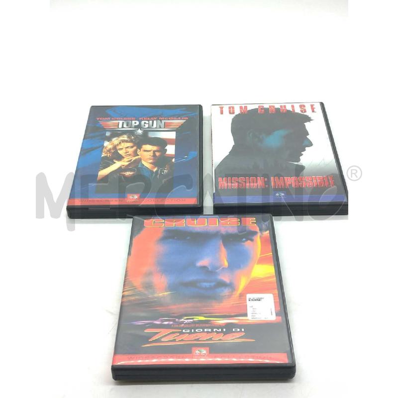 FILM TOM CRUISE ACTION PACK TRILOGIA DA COLLEZIONE COFANETTO | Mercatino dell'Usato Moncalieri bengasi 3