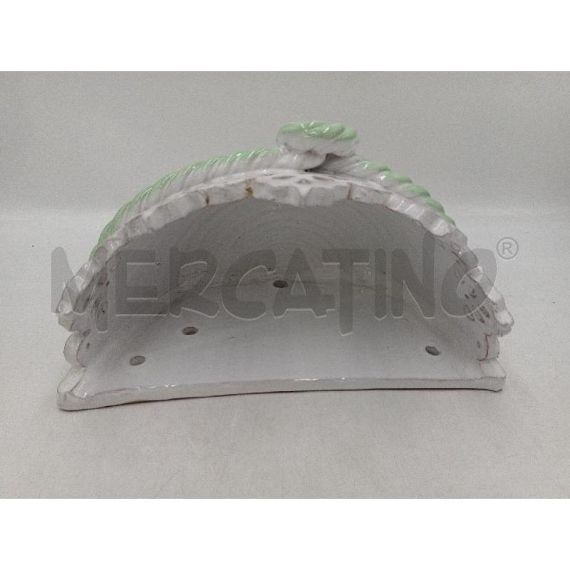 FIORIERA CERAMICA DIPINTO A MANO FIORI | Mercatino dell'Usato Moncalieri bengasi 3