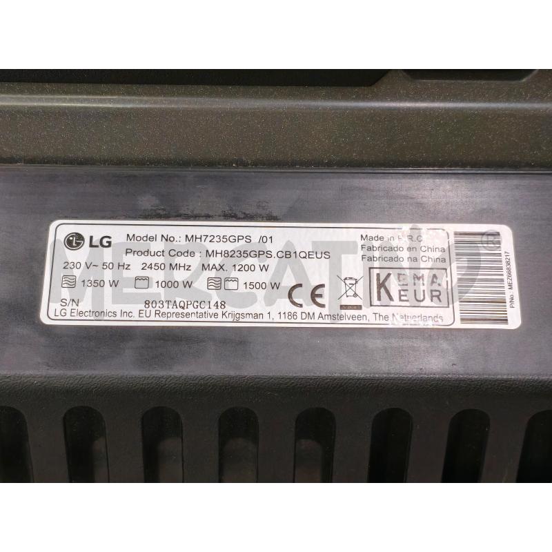 FORNO MICROONDE LG 32 LT 1200W NERO | Mercatino dell'Usato Moncalieri bengasi 5