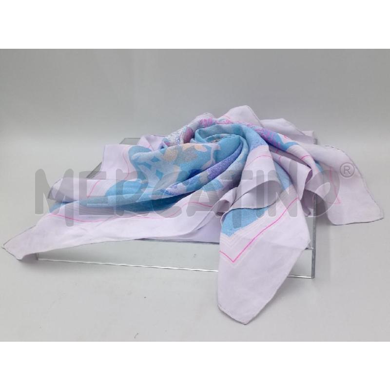 FOULARD CHRISTIAN DIOR AZZURRO FLOREALE | Mercatino dell'Usato Moncalieri bengasi 2