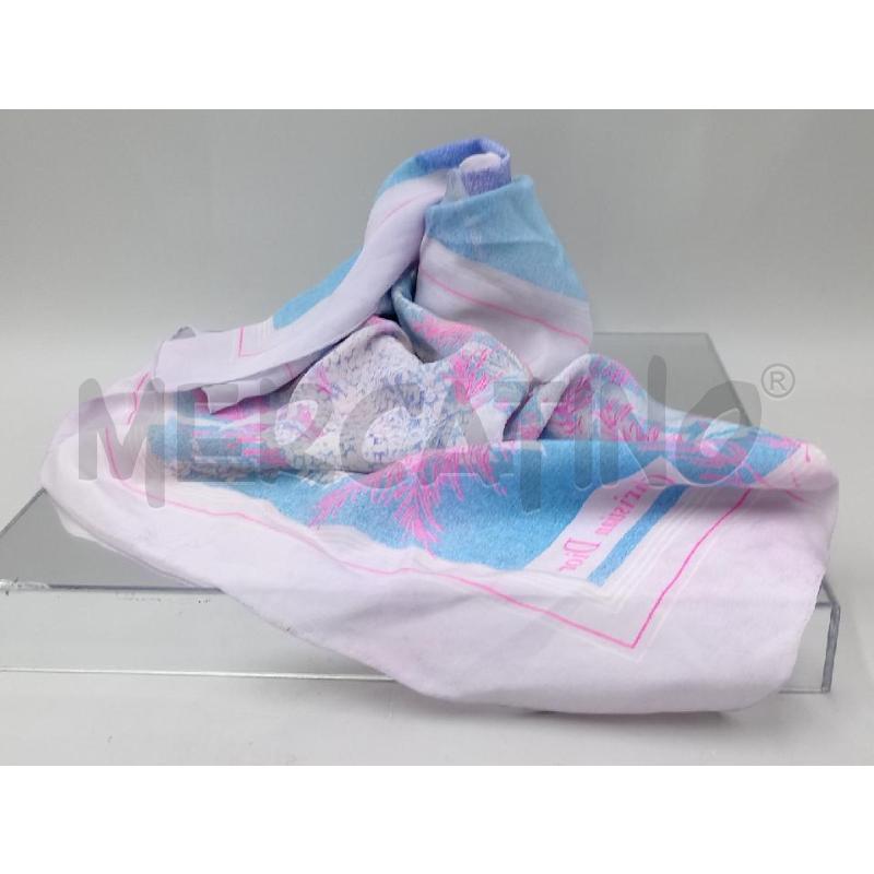 FOULARD CHRISTIAN DIOR AZZURRO FLOREALE | Mercatino dell'Usato Moncalieri bengasi 4