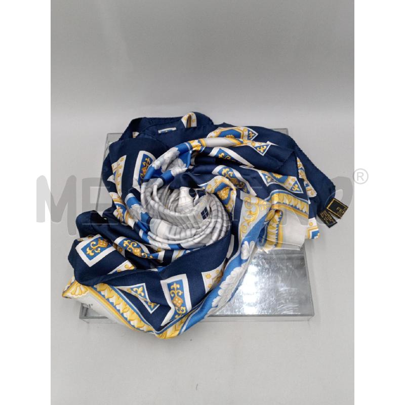 FOULARD FENDI BLU AZZURRO | Mercatino dell'Usato Moncalieri bengasi 3