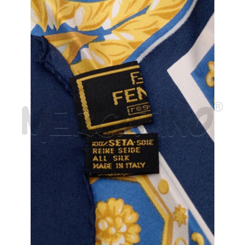 FOULARD FENDI BLU AZZURRO | Mercatino dell'Usato Moncalieri bengasi 5