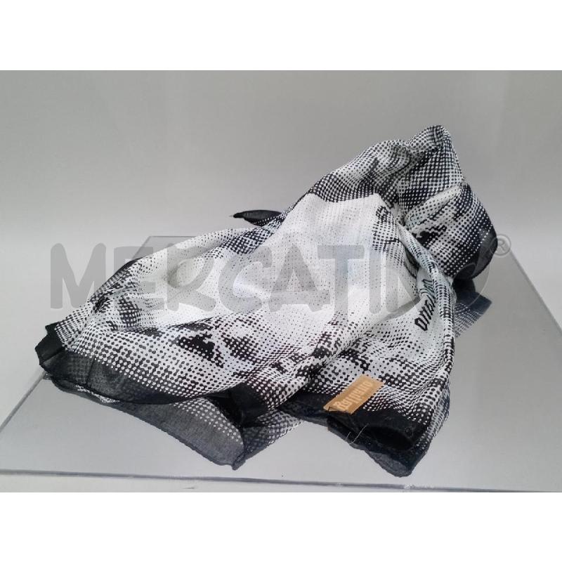 FOULARD GALLIANO BIANCO NERO CON MACCHIE | Mercatino dell'Usato Moncalieri bengasi 1
