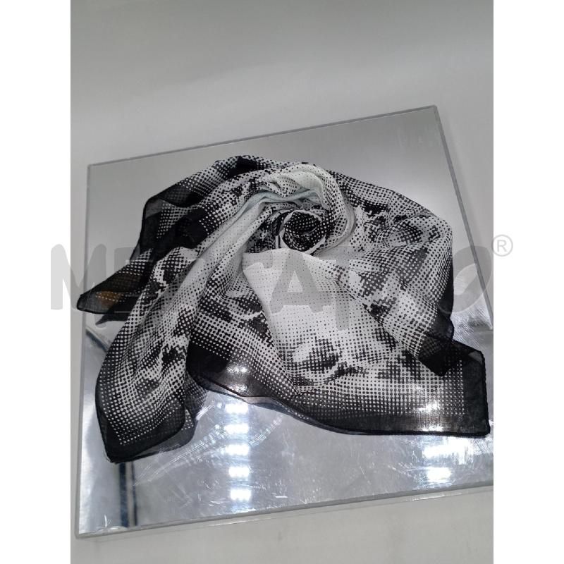 FOULARD GALLIANO BIANCO NERO CON MACCHIE | Mercatino dell'Usato Moncalieri bengasi 4