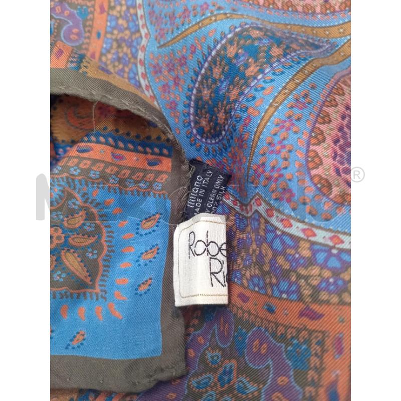 FOULARD ROBERTO RICORDI FANTASIA MOTIVO CASHMIRE | Mercatino dell'Usato Moncalieri bengasi 4