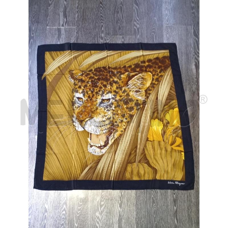 FOULARD SALVATORE FERRAGAMO MARRONE | Mercatino dell'Usato Moncalieri bengasi 1