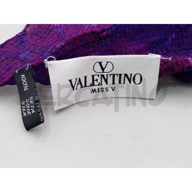 FOULARD VALENTINO VIOLA SETA | Mercatino dell'Usato Moncalieri bengasi 5