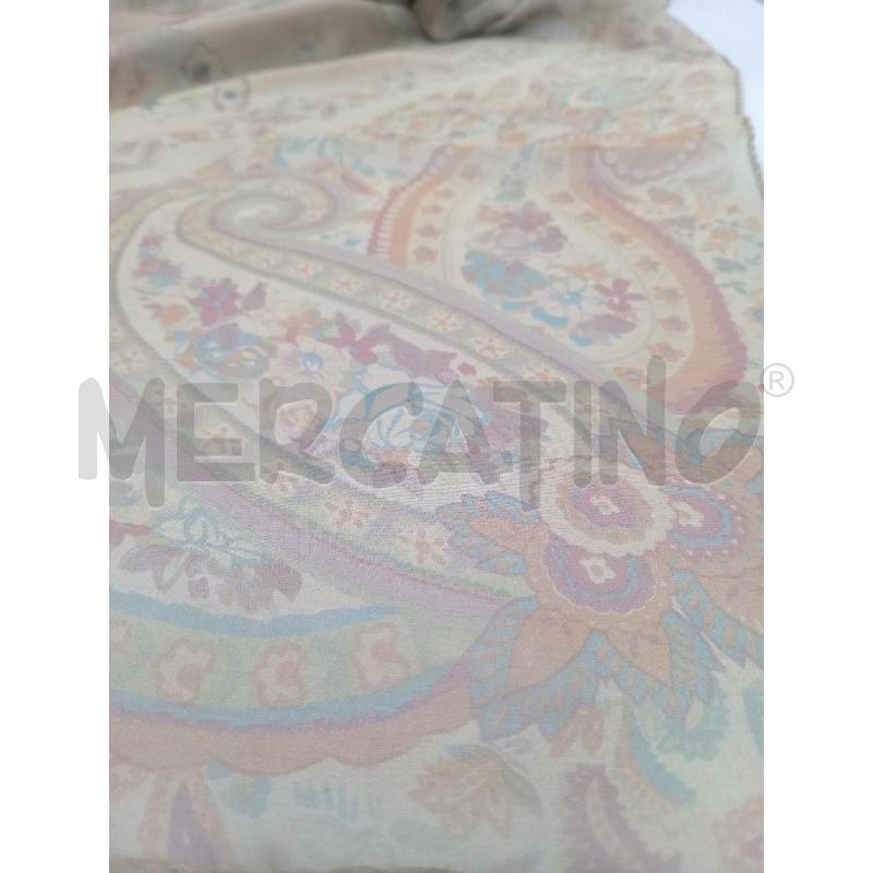 FOULARD VERDE CON ROSE | Mercatino dell'Usato Moncalieri bengasi 3