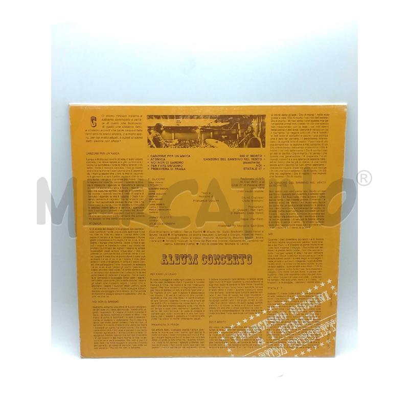 FRANCESCO GUCCINI & I NOMADI ALBUM CONCERTO VG+ VG+ | Mercatino dell'Usato Moncalieri bengasi 2