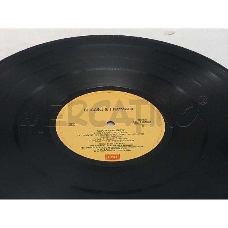 FRANCESCO GUCCINI & I NOMADI ALBUM CONCERTO VG+ VG+ | Mercatino dell'Usato Moncalieri bengasi 3