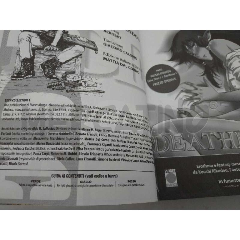 FUMETTO EDEN DELUXE COLLECTION N.1 | Mercatino dell'Usato Moncalieri bengasi 3