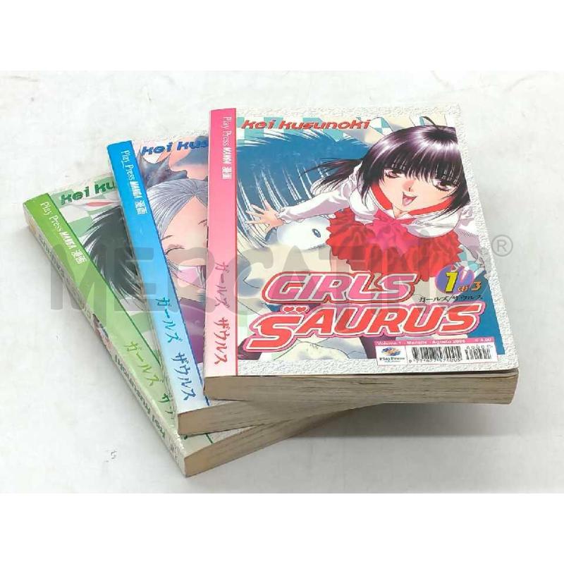 FUMETTO GIRLS SAURUS SERIE COMPLETA 3 VOLUMI | Mercatino dell'Usato Moncalieri bengasi 1