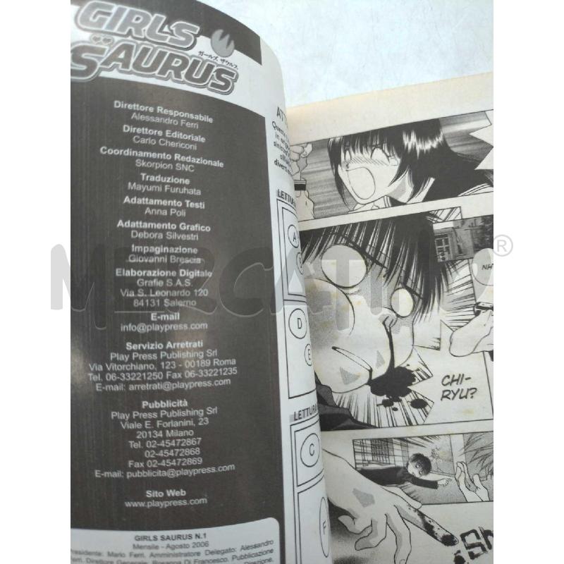 FUMETTO GIRLS SAURUS SERIE COMPLETA 3 VOLUMI | Mercatino dell'Usato Moncalieri bengasi 5