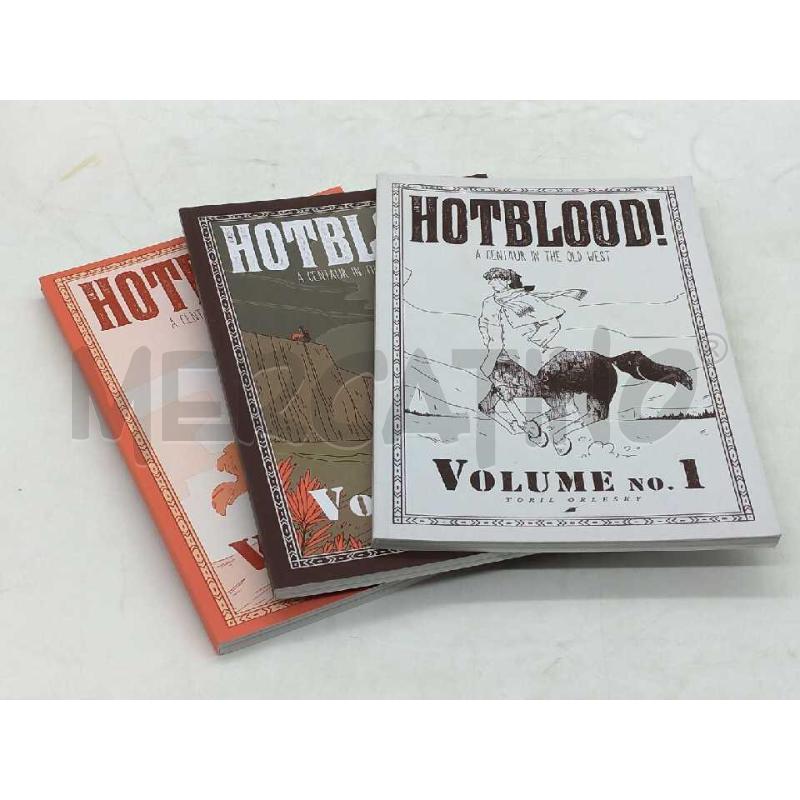 FUMETTO HOTBLOOD SERIE 3 VOLUMI  | Mercatino dell'Usato Moncalieri bengasi 1