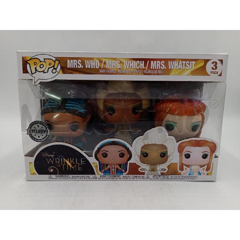 FUNKO POP DISNEY WRINKLE IN TIME 3 PACK MRS WHO MRS WHICH MRS WHATSIT | Mercatino dell'Usato Moncalieri bengasi 1