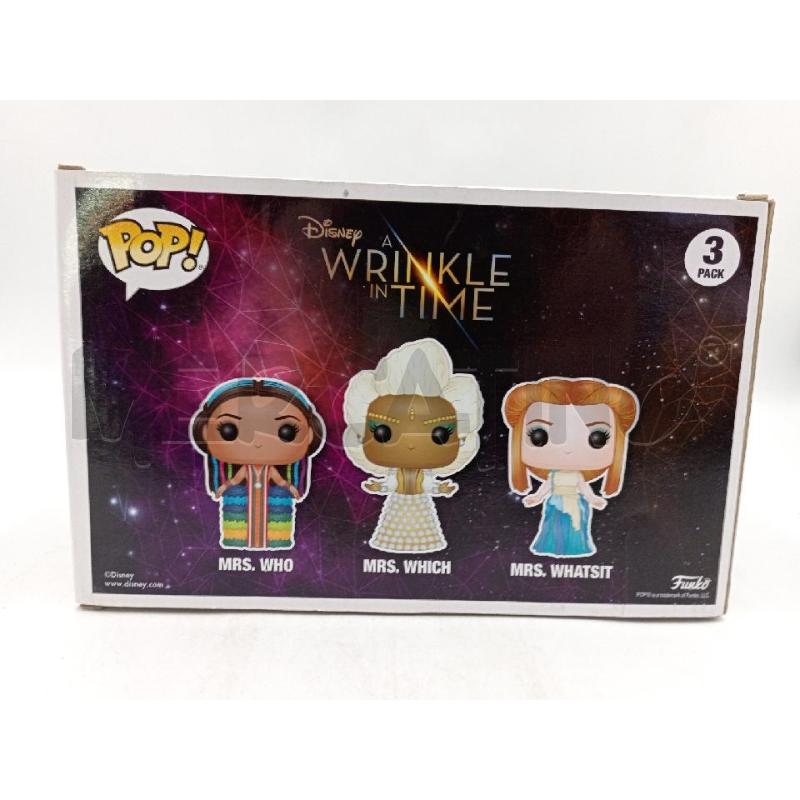 FUNKO POP DISNEY WRINKLE IN TIME 3 PACK MRS WHO MRS WHICH MRS WHATSIT | Mercatino dell'Usato Moncalieri bengasi 3