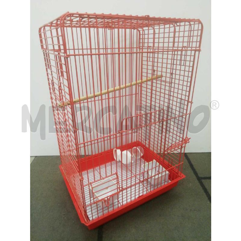 GABBIA UCCELLI ROSSA ALTA BASE PLASTICA ROSSA | Mercatino dell'Usato Moncalieri bengasi 4