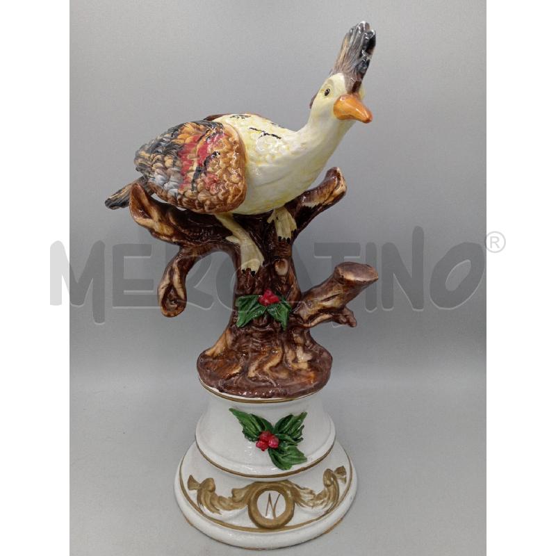 GALLINELLA CAPODIMONTE SU TRONCO H. 50 | Mercatino dell'Usato Moncalieri bengasi 1