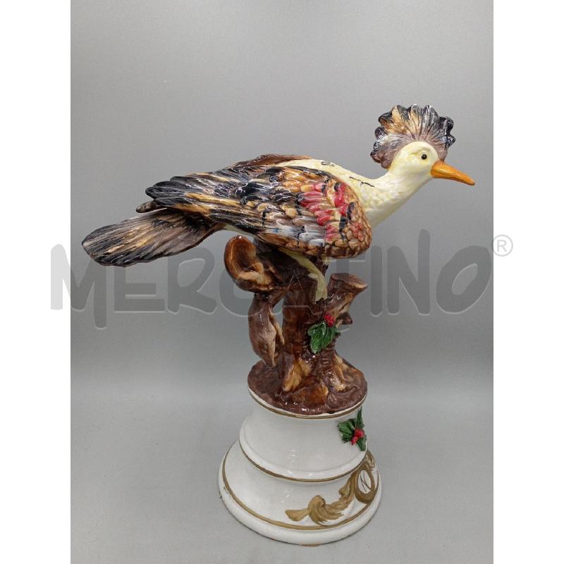 GALLINELLA CAPODIMONTE SU TRONCO H. 50 | Mercatino dell'Usato Moncalieri bengasi 2
