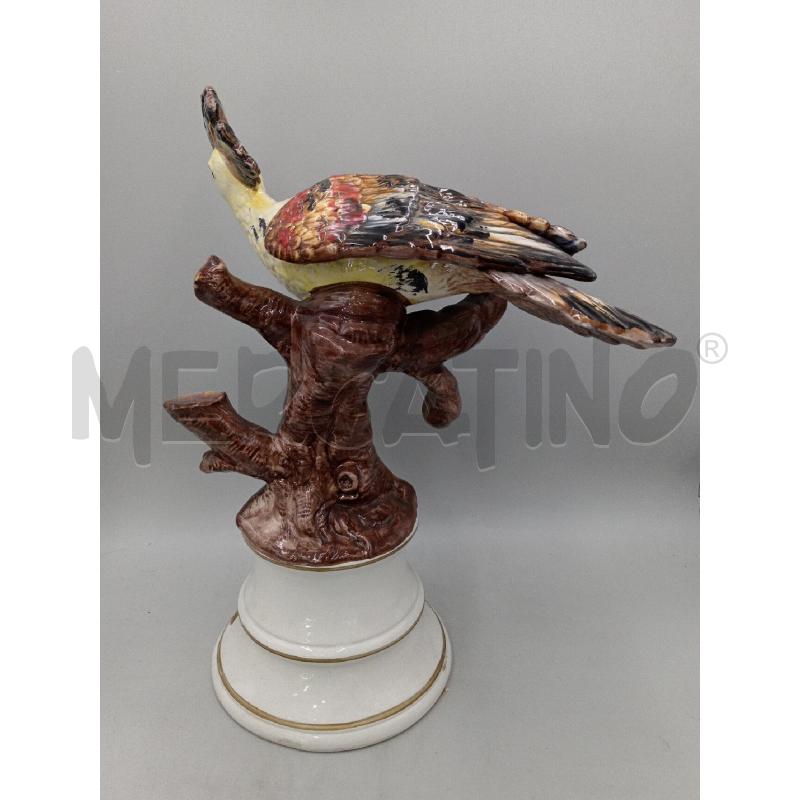 GALLINELLA CAPODIMONTE SU TRONCO H. 50 | Mercatino dell'Usato Moncalieri bengasi 3