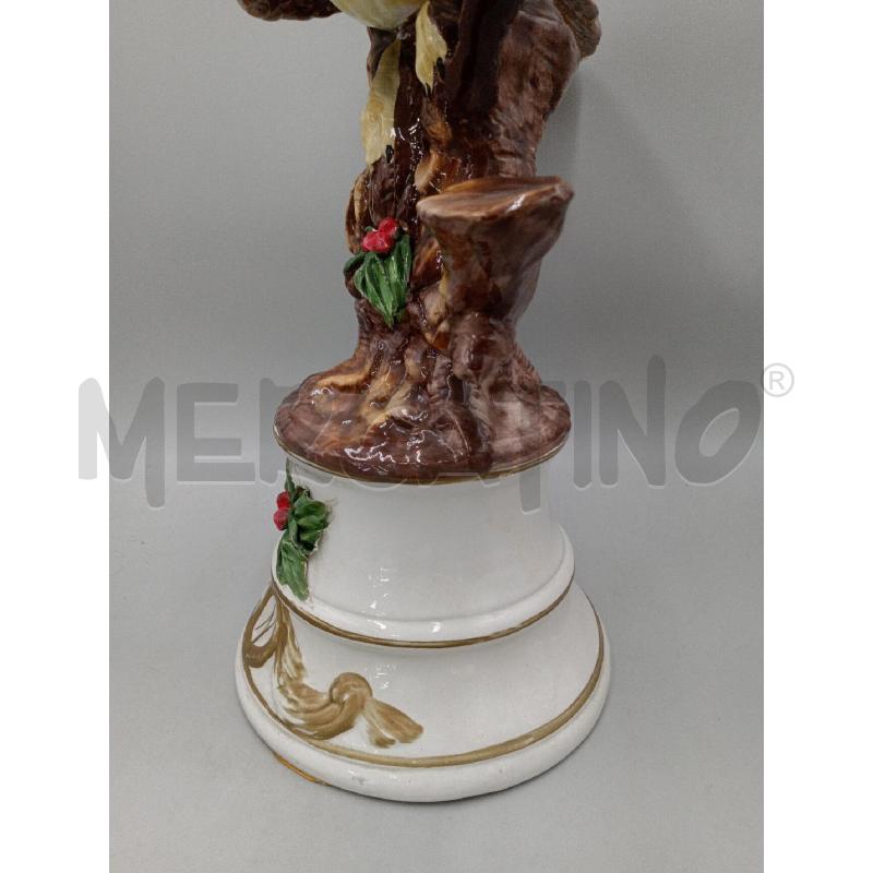 GALLINELLA CAPODIMONTE SU TRONCO H. 50 | Mercatino dell'Usato Moncalieri bengasi 4