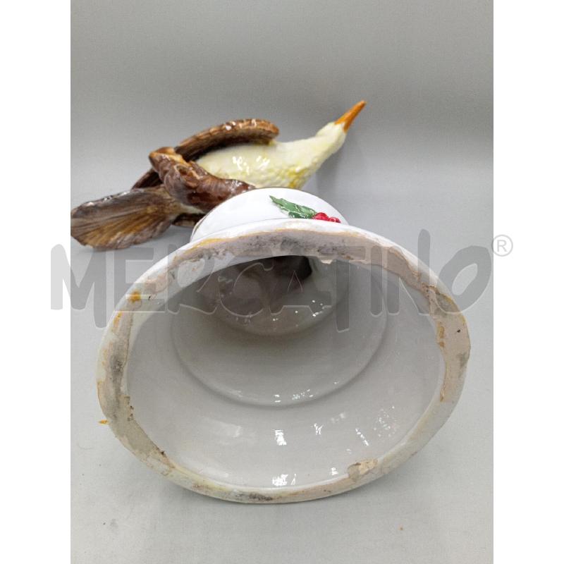 GALLINELLA CAPODIMONTE SU TRONCO H. 50 | Mercatino dell'Usato Moncalieri bengasi 5