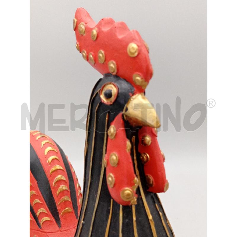 GALLO PORTOGHESE LEGNO H. 30 | Mercatino dell'Usato Moncalieri bengasi 3