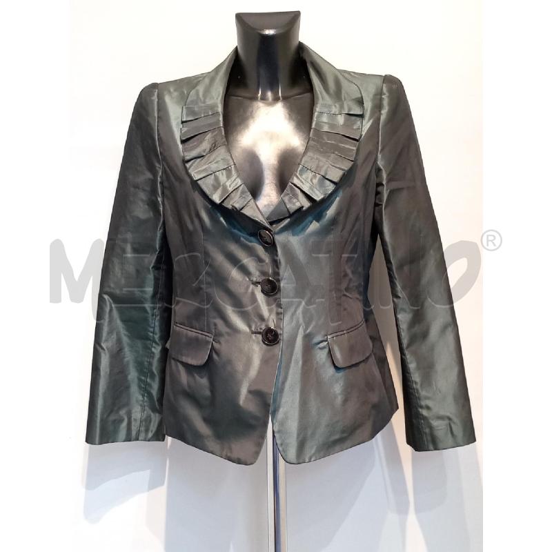 GIACCA DONNA ARMANI COLLEZIONI VERDE LUCIDA | Mercatino dell'Usato Moncalieri bengasi 1