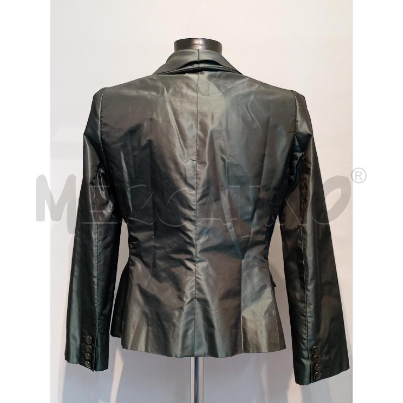 GIACCA DONNA ARMANI COLLEZIONI VERDE LUCIDA | Mercatino dell'Usato Moncalieri bengasi 2