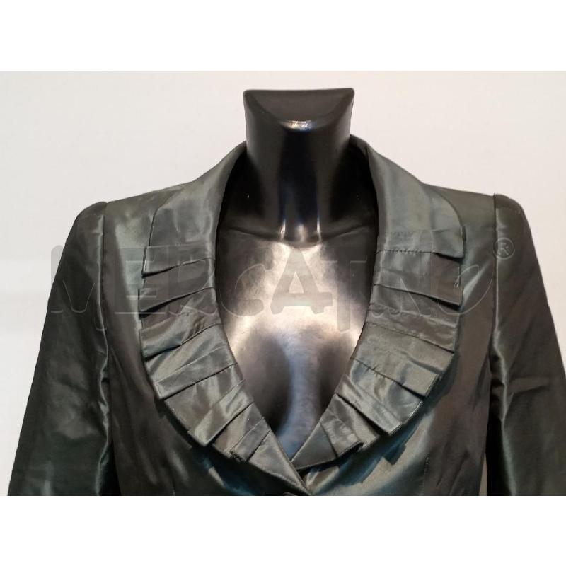 GIACCA DONNA ARMANI COLLEZIONI VERDE LUCIDA | Mercatino dell'Usato Moncalieri bengasi 3