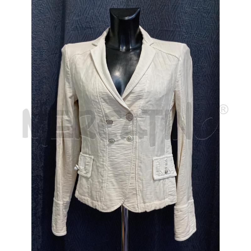 GIACCA DONNA ELISA CAVALLETTI CREMA BOTTONI GIOIELLO | Mercatino dell'Usato Moncalieri bengasi 3
