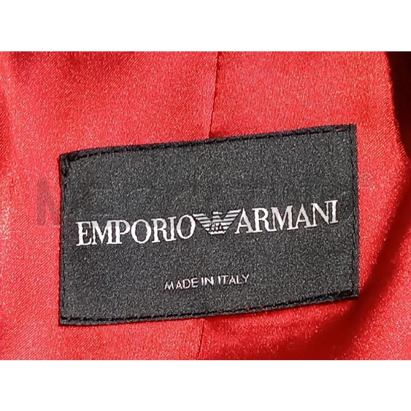 GIACCA DONNA EMPORIO ARMANI NERA QUADRI BIANCO ROSSO | Mercatino dell'Usato Moncalieri bengasi 5