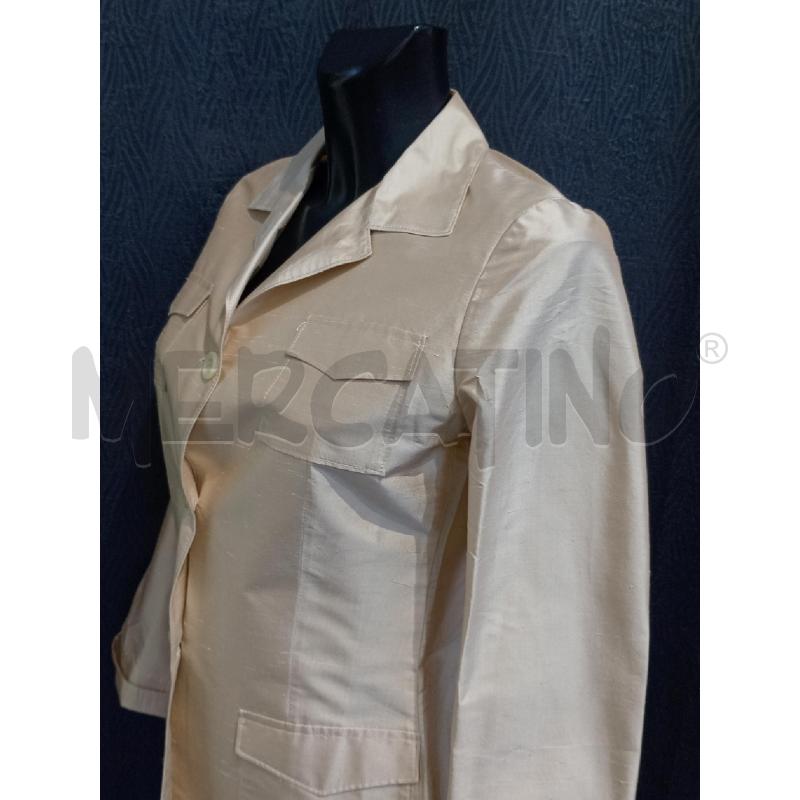 GIACCA DONNA GINO SARTORE BEIGE SETA | Mercatino dell'Usato Moncalieri bengasi 3