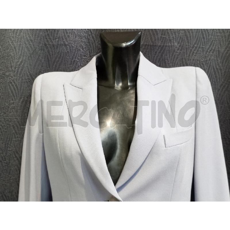 GIACCA DONNA GIORGIO ARMANI COLOR CARTA DA ZUCCHERO BOTTONI GRIGI CON MOTIVO SCHIENA | Mercatino dell'Usato Moncalieri bengasi 4