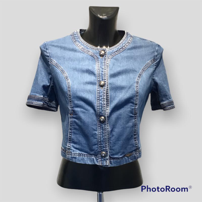GIACCA DONNA JEANS CORTA SISLEY | Mercatino dell'Usato Moncalieri bengasi