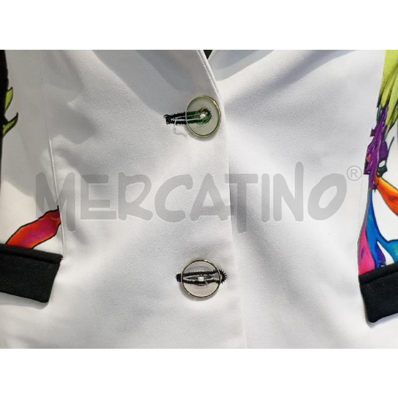 GIACCA DONNA JUST CAVALLI BIANCA CON INSERTI FIORI | Mercatino dell'Usato Moncalieri bengasi 4