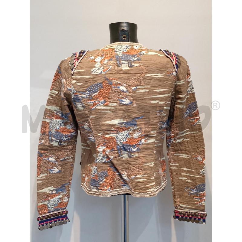 GIACCA DONNA MAISON SCOTCH MARRONE COCCODRILLI CON CIONDOLI | Mercatino dell'Usato Moncalieri bengasi 2