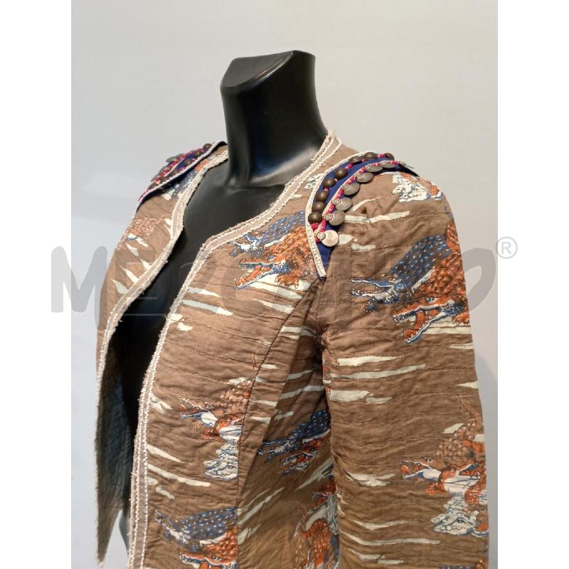 GIACCA DONNA MAISON SCOTCH MARRONE COCCODRILLI CON CIONDOLI | Mercatino dell'Usato Moncalieri bengasi 4
