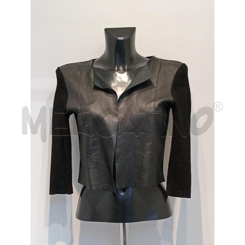 GIACCA DONNA MAX & CO NERO INSERTI PELLE | Mercatino dell'Usato Moncalieri bengasi 1