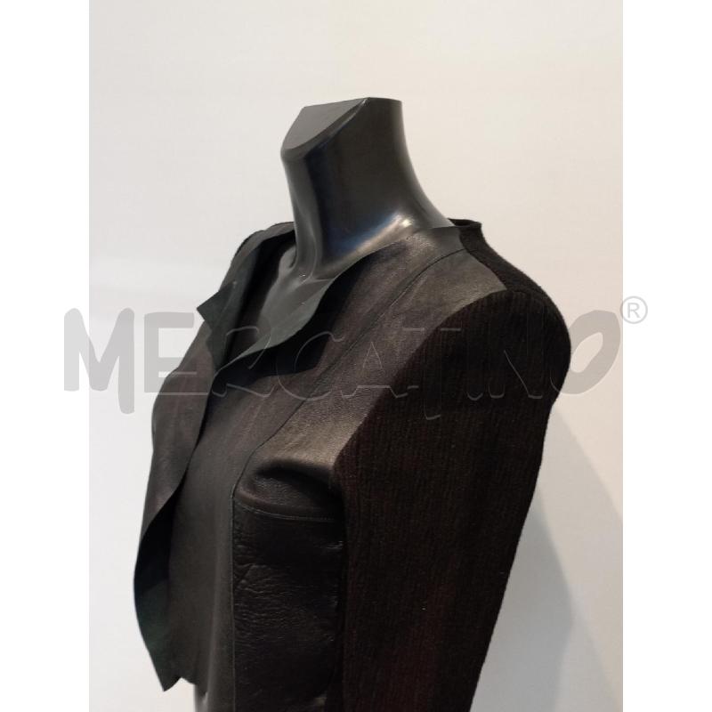 GIACCA DONNA MAX & CO NERO INSERTI PELLE | Mercatino dell'Usato Moncalieri bengasi 4