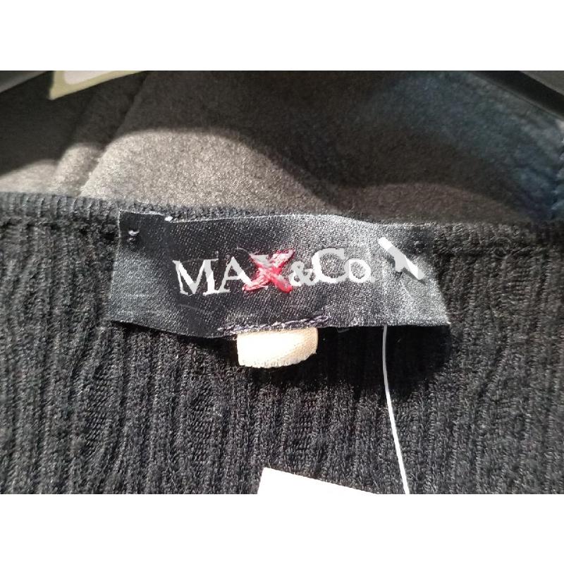 GIACCA DONNA MAX & CO NERO INSERTI PELLE | Mercatino dell'Usato Moncalieri bengasi 5