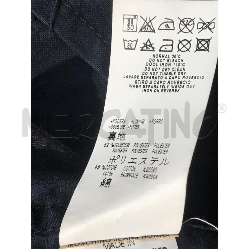 GIACCA DONNA MOSCHINO BLU INSERTI FIORI DORATI | Mercatino dell'Usato Moncalieri bengasi 4