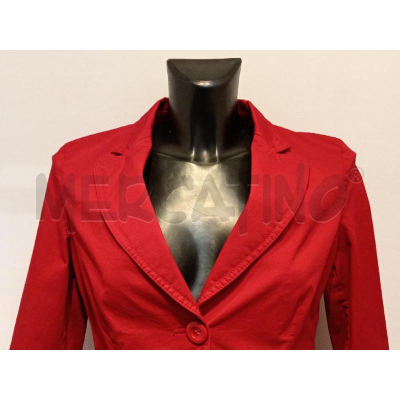 GIACCA DONNA MOSCHINO JEANS ROSSA | Mercatino dell'Usato Moncalieri bengasi 3