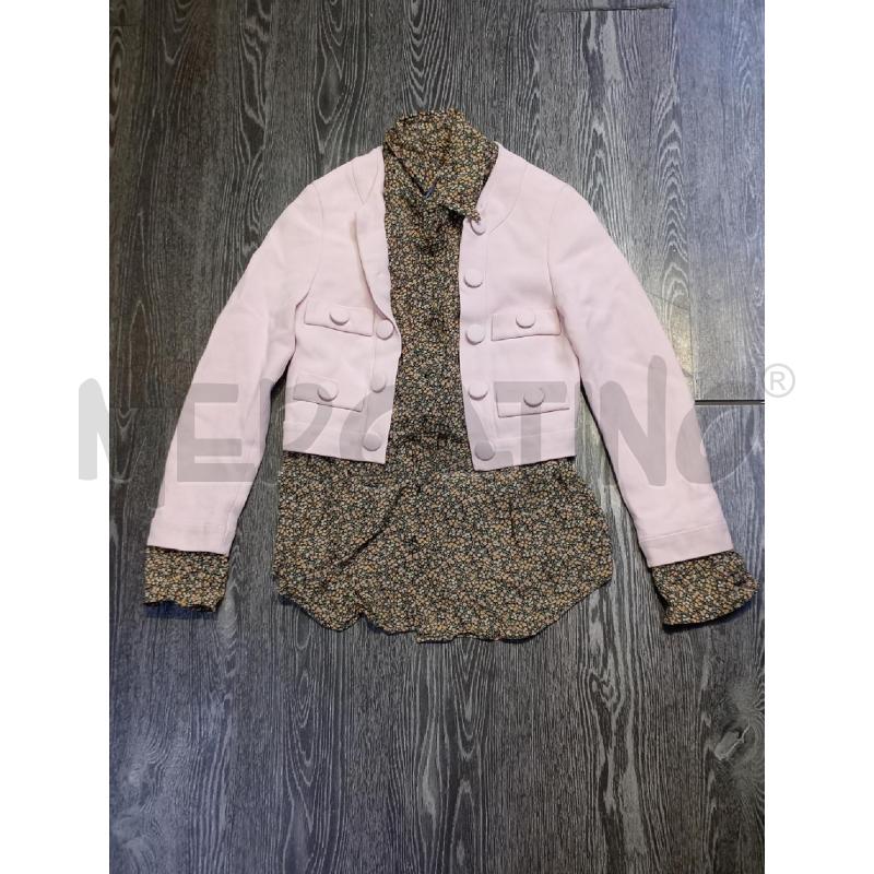 GIACCA DONNA MOSCHINO ROSA CON FINTA CAMICIA INTERNA | Mercatino dell'Usato Moncalieri bengasi 1