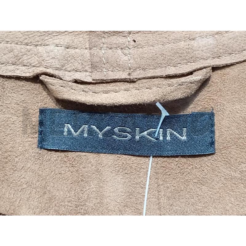 GIACCA DONNA MY SKIN SCAMOSCIATA MARRONE LUNGA | Mercatino dell'Usato Moncalieri bengasi 5