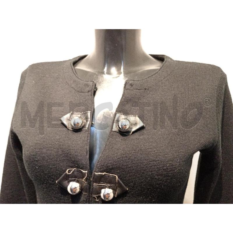 GIACCA DONNA NENETTE NERA BOTTONI ARGENTO PALLINI | Mercatino dell'Usato Moncalieri bengasi 4