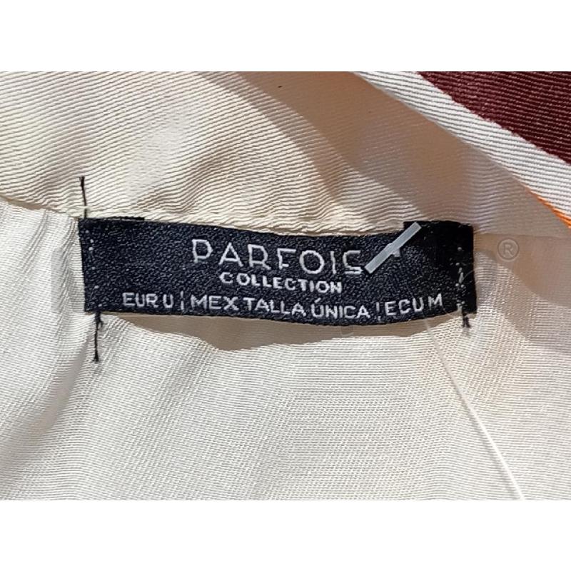 GIACCA DONNA PARFOIS BIANCA INSERTI ARANCIO MARRONI | Mercatino dell'Usato Moncalieri bengasi 5